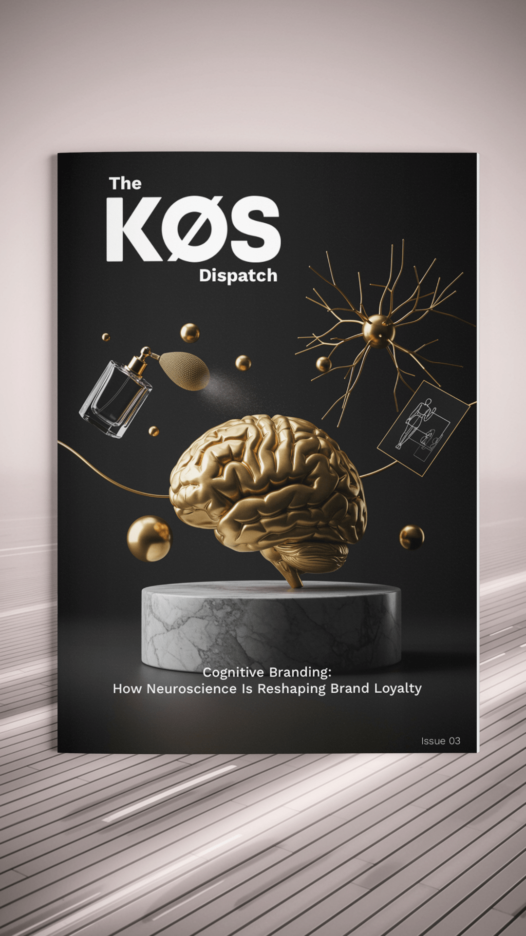 The KØS Dispatch Issue 03 cover · Cognitive Branding